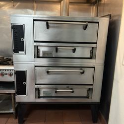 Commercial Pizza Oven Marsal & Son Sd236 Double Stack