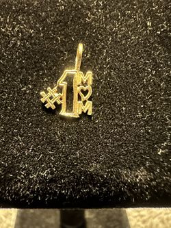 14k #1 MoM Pendant, Necklace And Bracelet Set