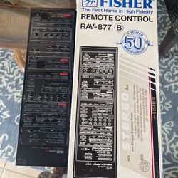 Fisher Component Remote Controls 