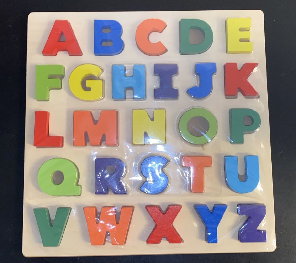 BRAND NEW SPARK CREATE IMAGINE 3D WOOD ALPHABET PUZZLE SET 26 PCS