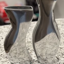 Silver Vase Set