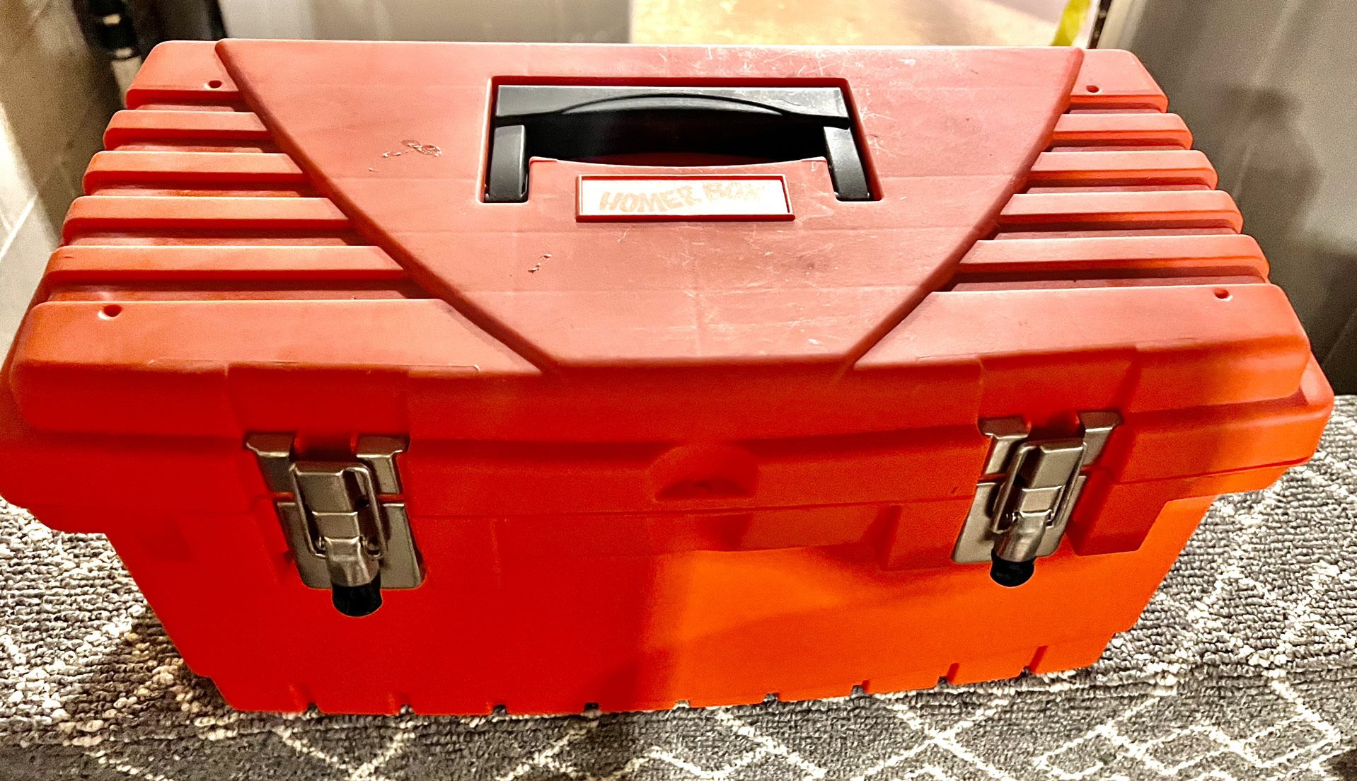Orange Tackle Box