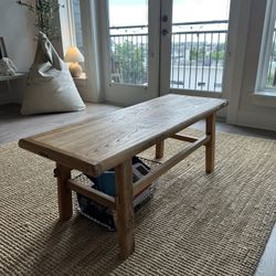 Bloomingville Reclaimed Elm Wood Coffee Table