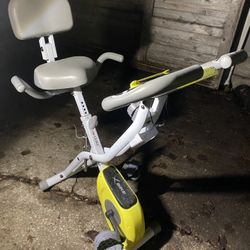 X Bike Heart rate monitoring, exercise bike Yellow