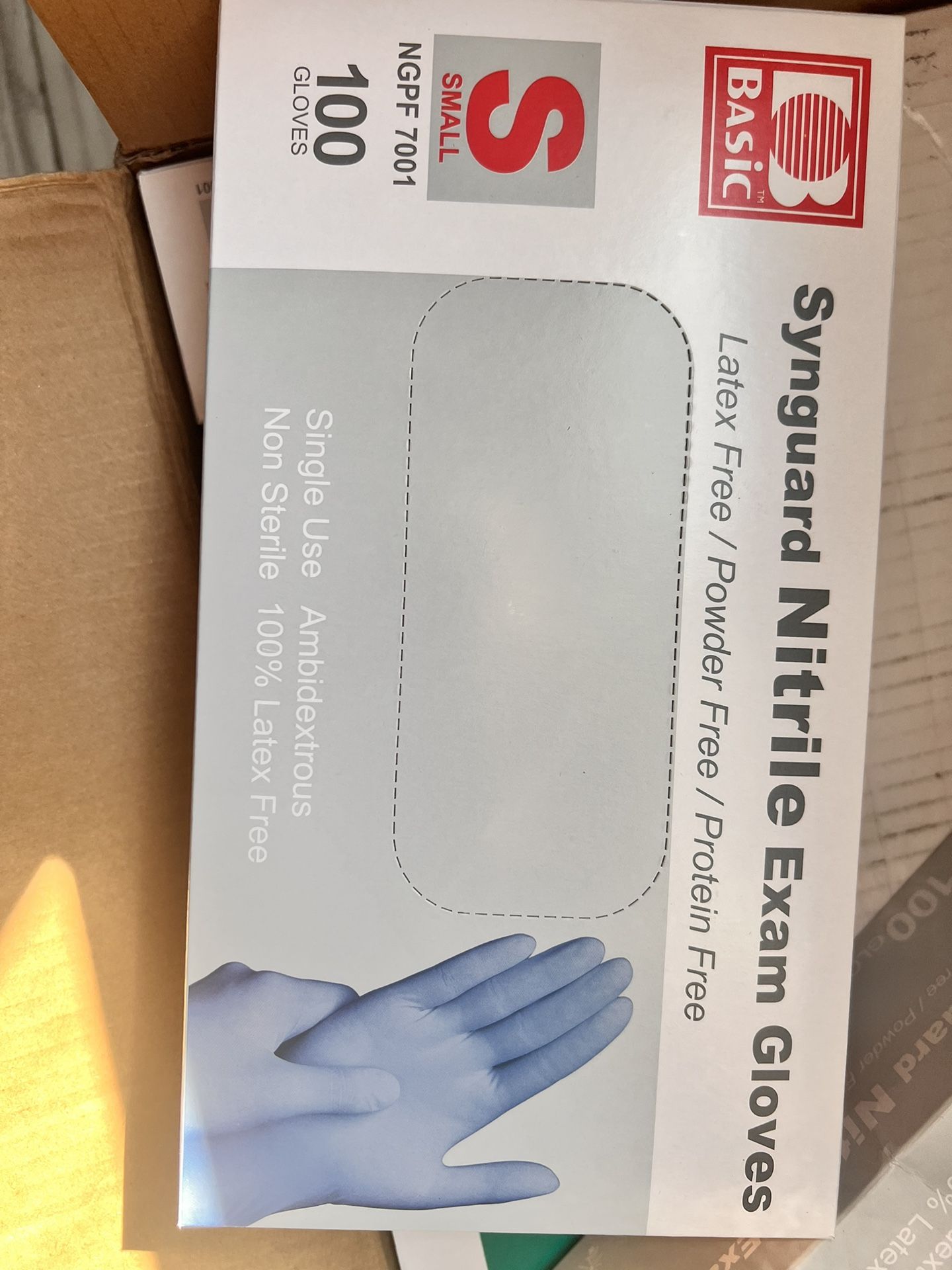 5 Boxes Of Nitrile Exam Gloves $10
