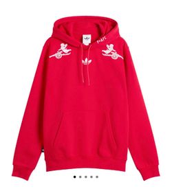 ADIDAS X HOODIE  2XL  Red Embroidered NEW