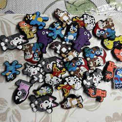 Bluey Clog Charms, Lot Of 5 Pieces, Randomly Chosen