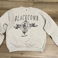 90s Vintage Fruit Of The Loom Blackcomb Canada Whistler Ski Gray Crewneck Sweatshirt Genuine Article 1992  Size XL