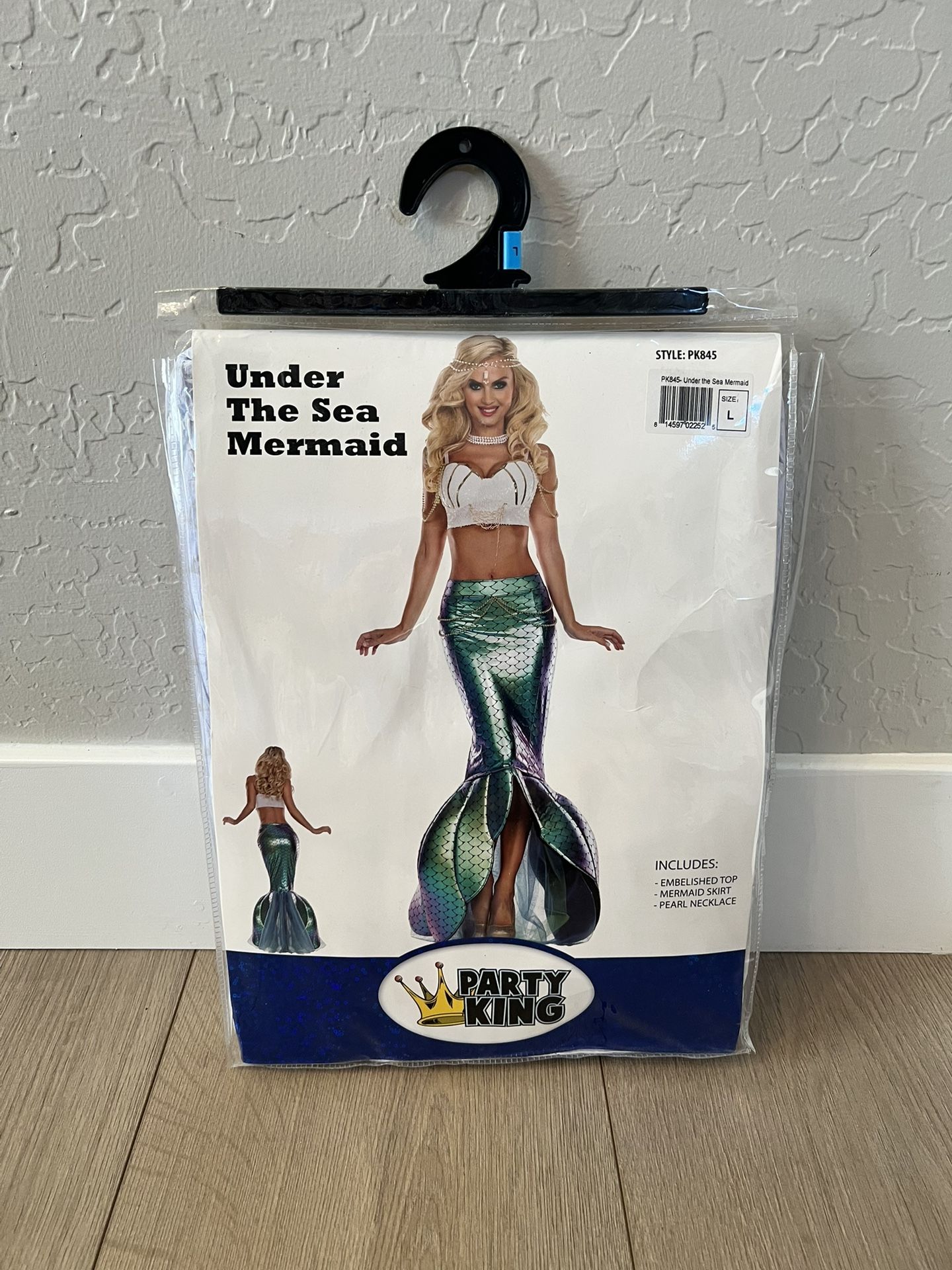 BRAND NEW- Large Party King Women's Under The Sea Mermaid Costume