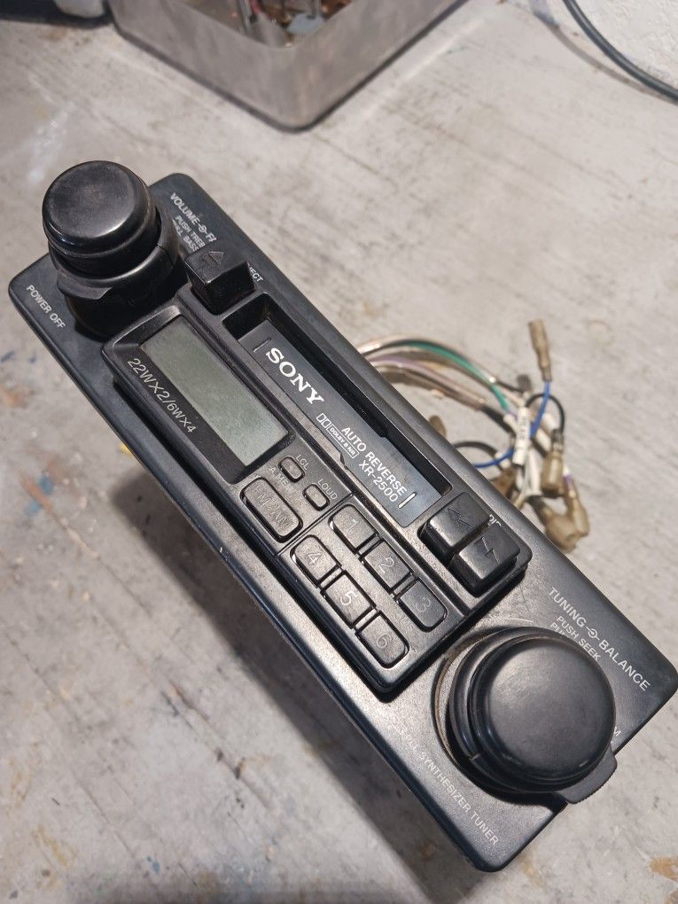 Old Sony Cassette AM FM Radio