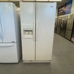 Used Whirlpool 36” Refrigerator It Doesn’t Make Ice / 3 Months Warranty 