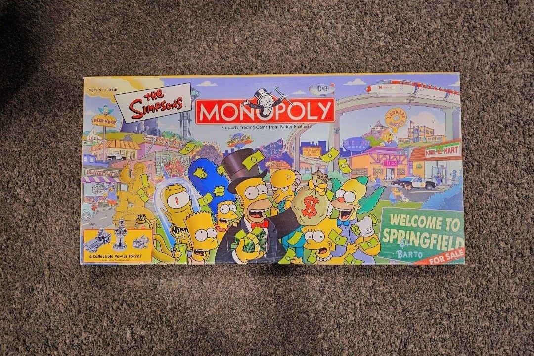 Monopoly Simpsons $25 Fim