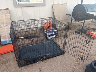 Large dog kennel