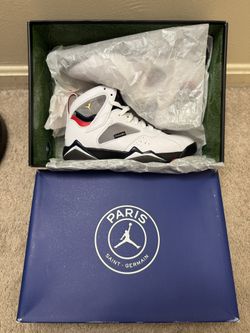 Air Jordan 7 Retro PSG Paris Saint-Germain Shoes Mens Size 7.5