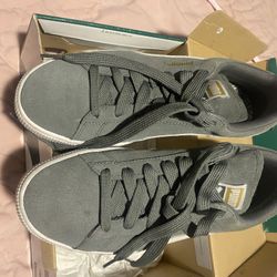 Grey Suede Pumas