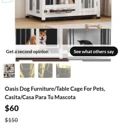 Dog Furniture Cage House Casa De Mueble Para Tu Perro