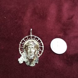 Gold Jesus Charm