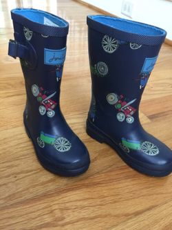Joules boys rainboots size 10