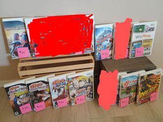 Wii games ( priced seperately). Deer vly 67th ave. 85310