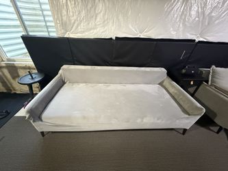 Cover up velours for 4 seats sofa- 3 pieces