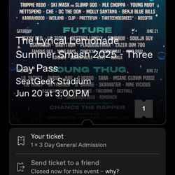 The Lyrical Lemonade Summer Smash 2025 Three Day Pass