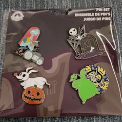 Disney Parks The Nightmare Before Christmas  4 Pin Set