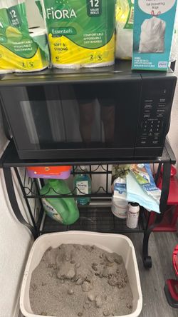 Microwave oven black