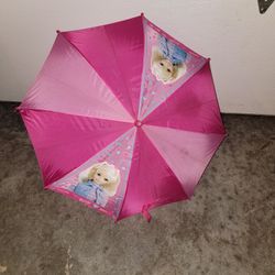 Barbie Pink Kids Umbrella