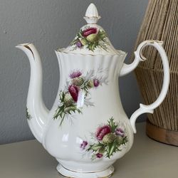 Vintage Royal Albert Highland Thistle Coffee/Teapot
