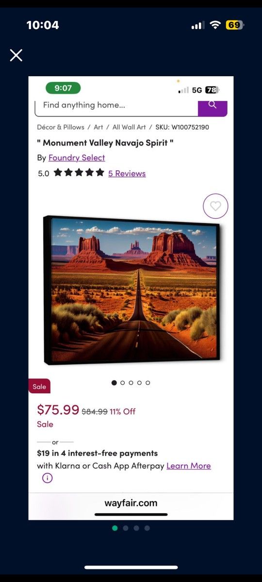 Monument Valley Navajo Spirit Art Work