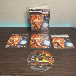 Mortal Kombat (Sony PlayStation 3 2011) PS3 Complete CIB W/ Manual Inserts Works