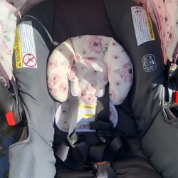 baby girl infant car seat 