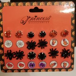Halloween Earrings  12 pairs 