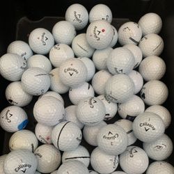 100 Golf Balls Callaway In Good Condition 
