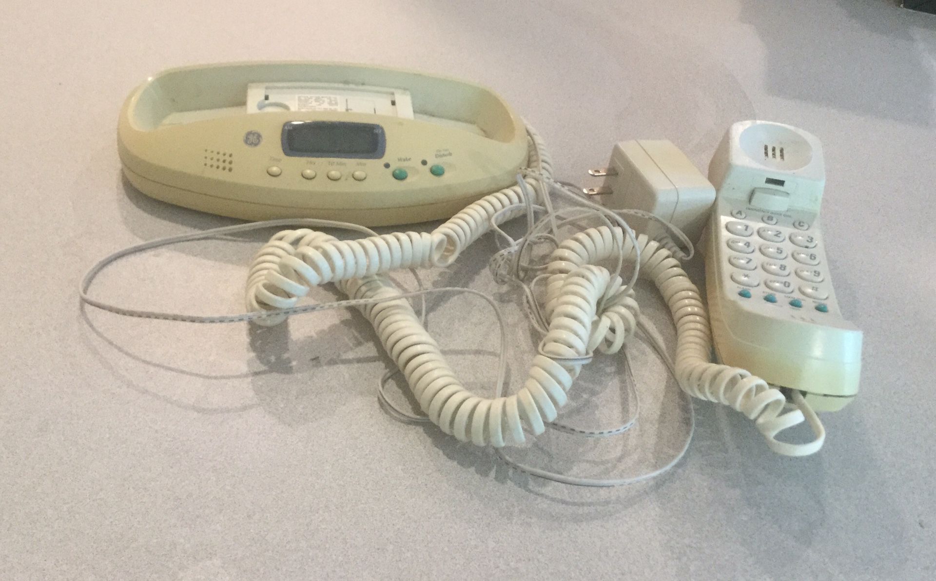 Take a step back into the 1980s with this vintage Antique telephone
