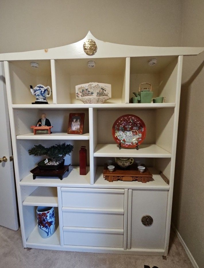 Shelf Unit w/Nine Offset Shelves JUST REDUCED To $45