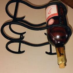 Black Wine Rack 
