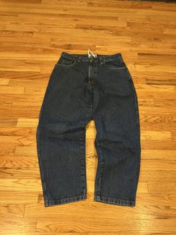 Y2K Dark blue wash baggy denim Monet jeans Size 32x30 #skater #denim