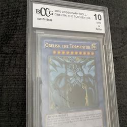 Graded 10 Obelisk The Tormentor EGYTIAN GOD CARD