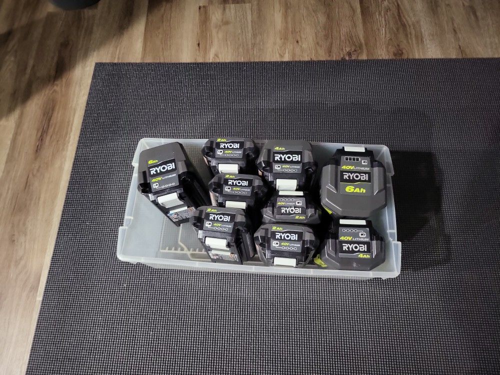 Ryobi 40V Batteries