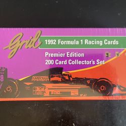 1992 Grid Formula 1 Premier Edition Racing Cards