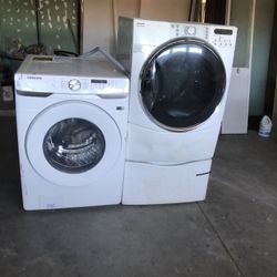 New Washer &  Used Dryer