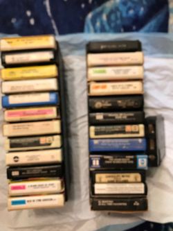 Vintage A-track tapes, lot 25, (READ DESCRIPTION)
