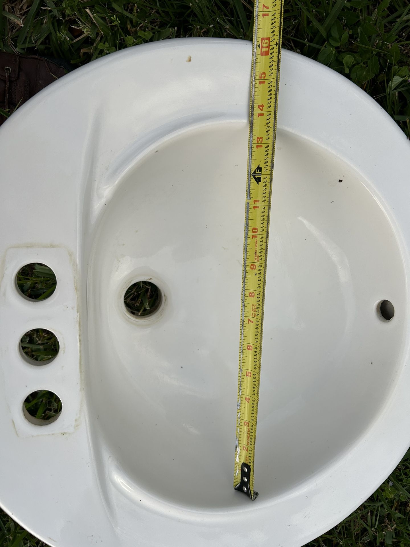 Bathroom Sink White Porcelain