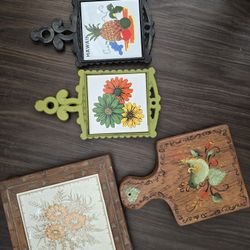 Vintage Trivets 10 Each Cast Iron Or Bundle Price 