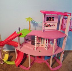 Barbie Dream House With Slide And Pool