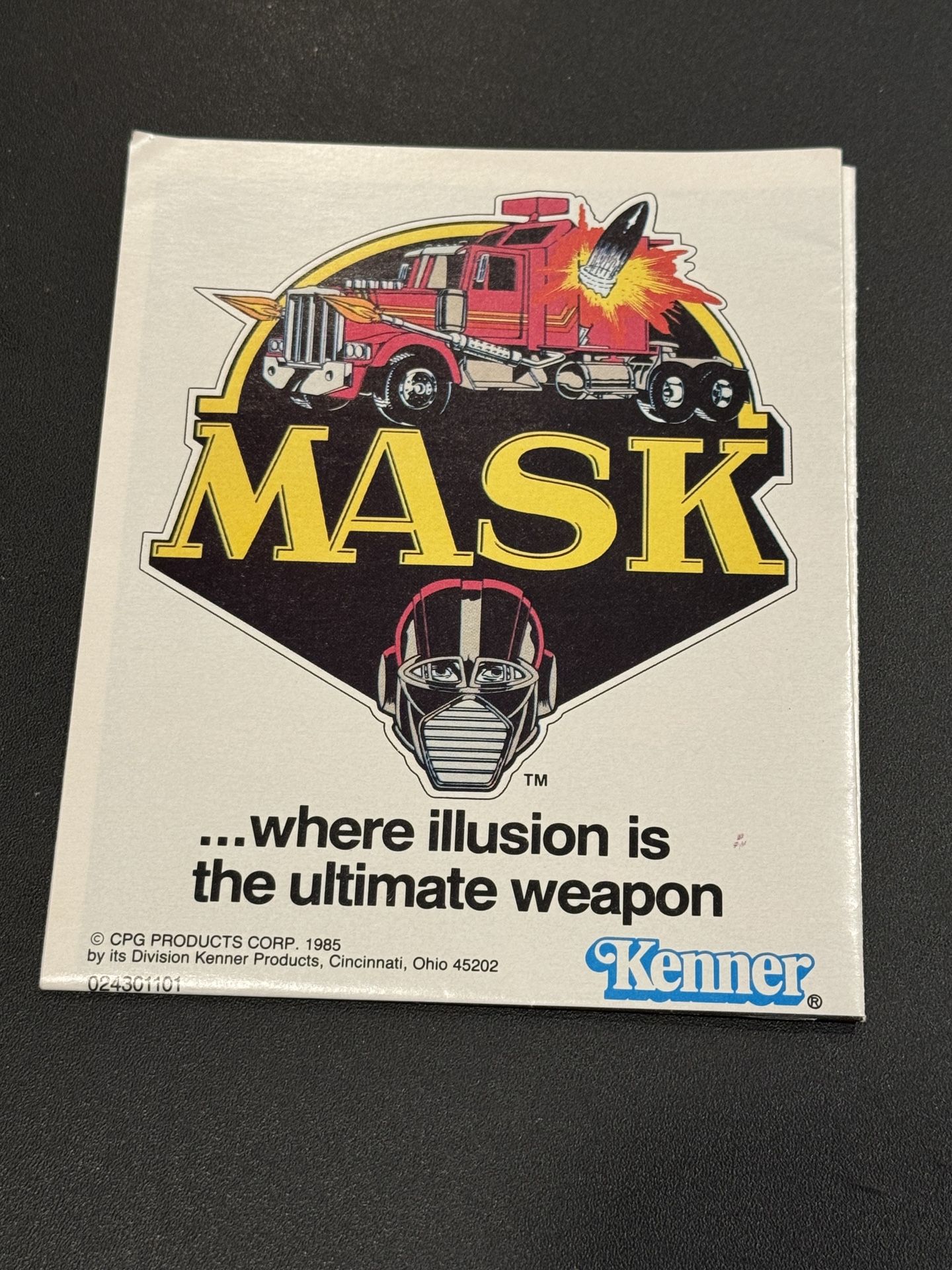 M.A.S.K. Kenner mask 1985 PRODUCT CATALOGUE pamphlet brochure/poster. Overall great condition with no rips, no tears. Some small wear, nothing major
