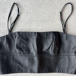 Alexander Wang T Leather Corset Top – 100% Lambskin – Size M