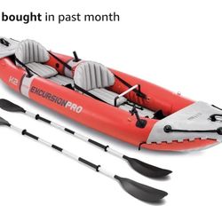 (4333-8) Fishing Kayak--Intex Pro K2 Inflatable Kayak