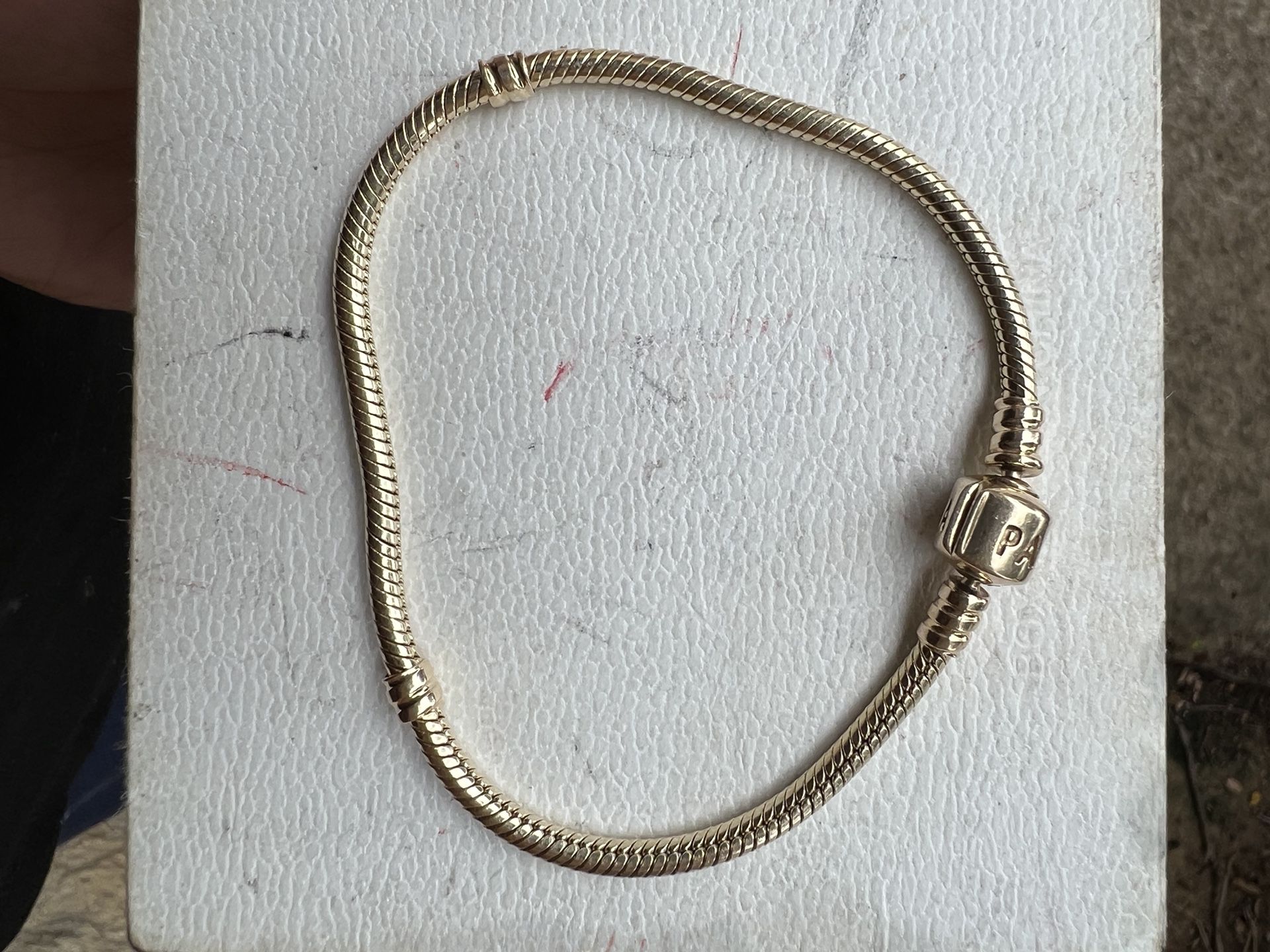 Pandora Moments Snake Bracelet - solid 14k GOLD! 